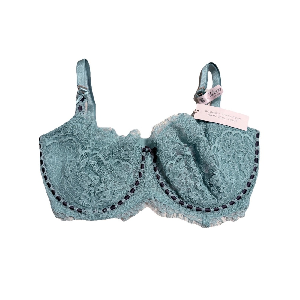 Women's NWT Victoria Secret Unlined Lace Bra Size 32DDD
